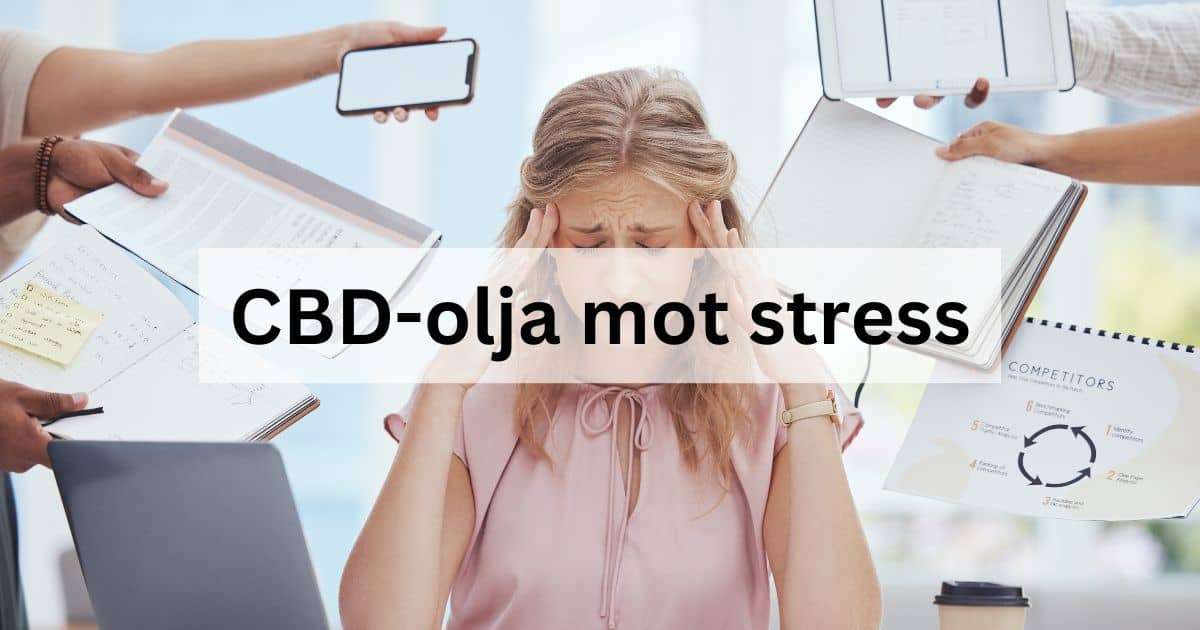 CBD-olja mot stress