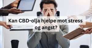 Kan CBD-olja hjelpe mot stress og angst?